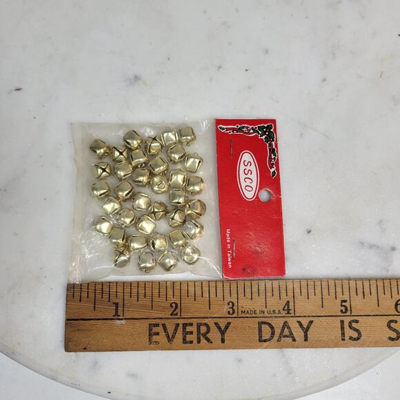 SSCO Bulk Diy Jingle Bells For Christmas Festival‎ Deco Gold Craft Bells - Picture 3 of 12